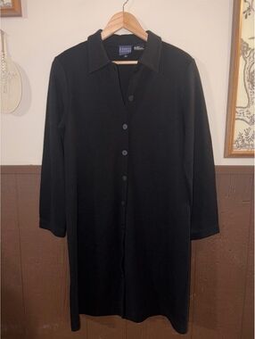 Vintage Andrea Viccaro Sweater Button Up Dress